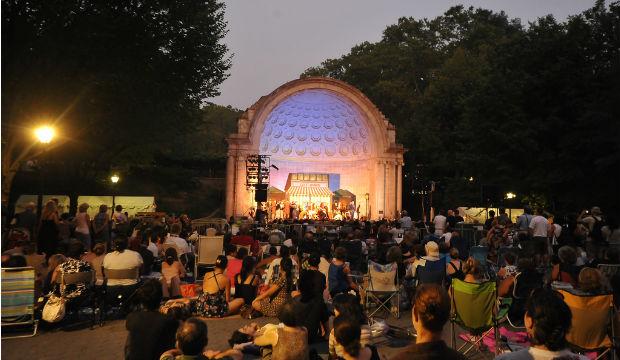 New York Grand Opera Company plays 'La Boheme' at the Naumberg Bandshell in 2011 New York Grand Opera Company plays 'La Boheme' at the Naumberg Bandshell in 2011