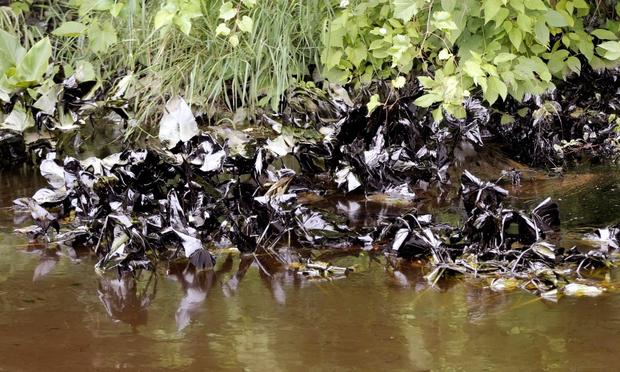 Oil in the Kalamazoo River