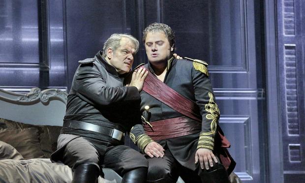 Željko Lučić as Iago and Aleksandrs Antonenko in the title role of Verdi's 'Otello'