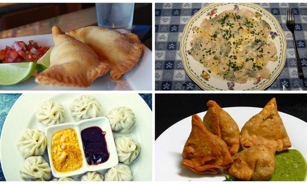 Dumplings from around the world: empanadas, schlutzkrapfen, samosas, momos