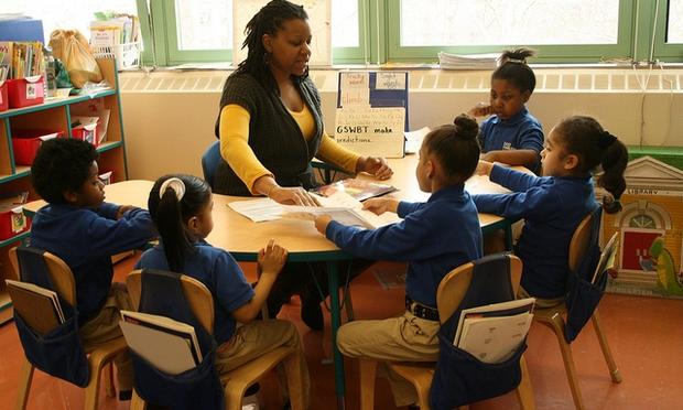 A classroom at East Harlem Academy