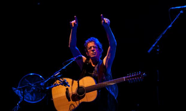 Lou Reed performs at the Pohoda Music Festival at the Trencin Airport in Trencin, Slovakia on July 7, 2012.