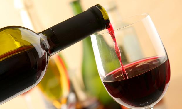 Red wine. Red wine.