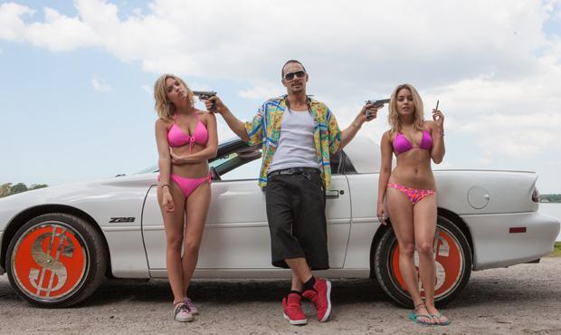 Ashley Benson, James Franco, and Vanessa Hudgens in Spring Breakers Ashley Benson, James Franco, and Vanessa Hudgens in Spring Breakers
