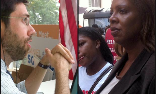 Daniel Squadron is facing off against Letitia James in the NYC public advocate race.