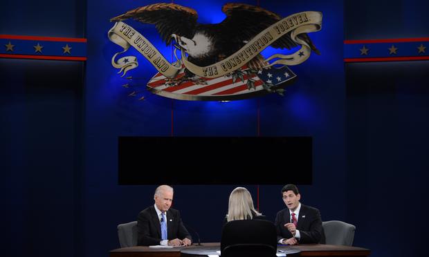 Joe Biden and Paul Ryan debate in Danville, Kentucky