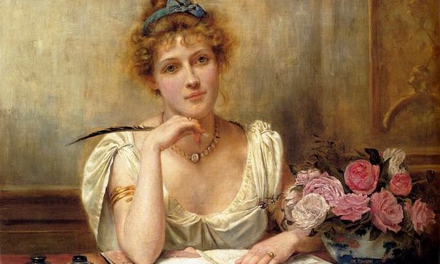 George Goodwin Kilburne - Penning a letter