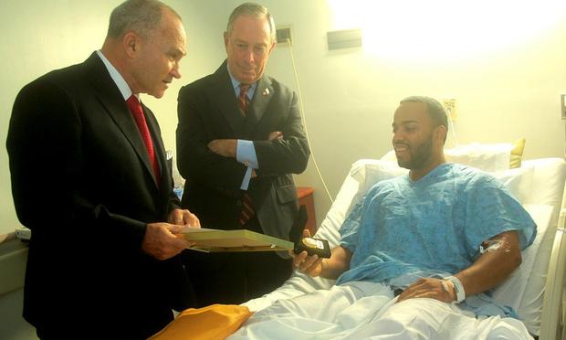 Mayor Michael R. Bloomberg and Police Commissioner Raymond W. Kelly promote Police Officer Ivan Marcano to Detective at Bronx Lebanon Hospital. Mayor Michael R. Bloomberg and Police Commissioner Raymond W. Kelly promote Police Officer Ivan Marcano to Detective at Bronx Lebanon Hospital.