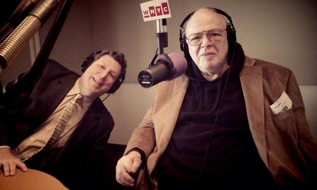 Radio Legends Phil Schaap of WKCR and Bob Fass of WBAI in the WNYC studios