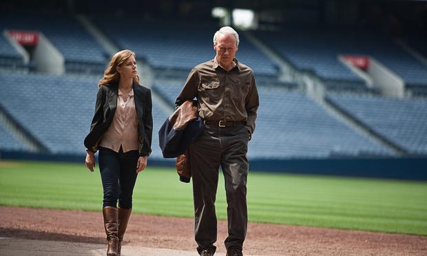 Amy Adams and Clint Eastwood in 'Trouble with the Curve.'