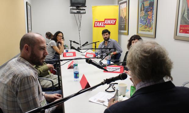 The Takeaway's panel of novelists at the Miami Book Fair International.