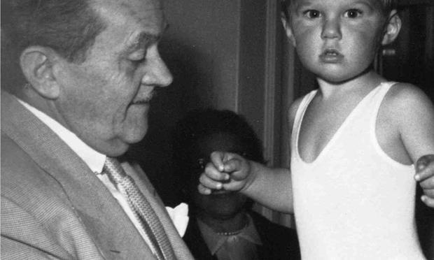 Willie Wilkerson with his father, 1953