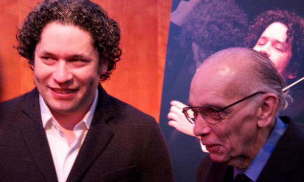 Gustavo Dudamel and José Antonio Abreu at the Musical America Awards at Lincoln Center Gustavo Dudamel and José Antonio Abreu at the Musical America Awards at Lincoln Center, Dec. 6, 2012