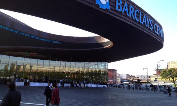 The Barclay's Center in downtown Brooklyn on opening day Sept. 21, 2012. The Barclay's Center in downtown Brooklyn on opening day Sept. 21, 2012.