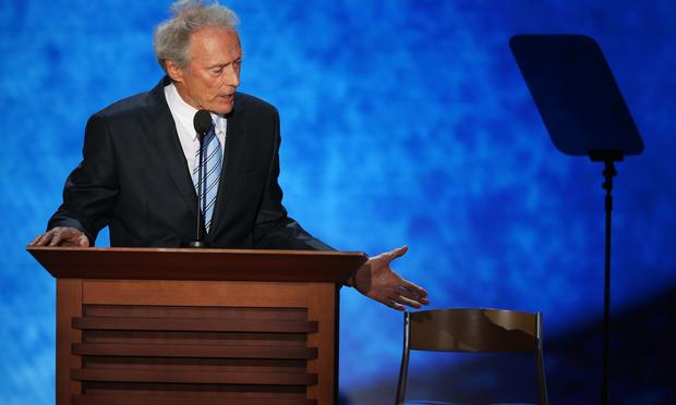 Clint Eastwood at the Republican National Convention in Tampa