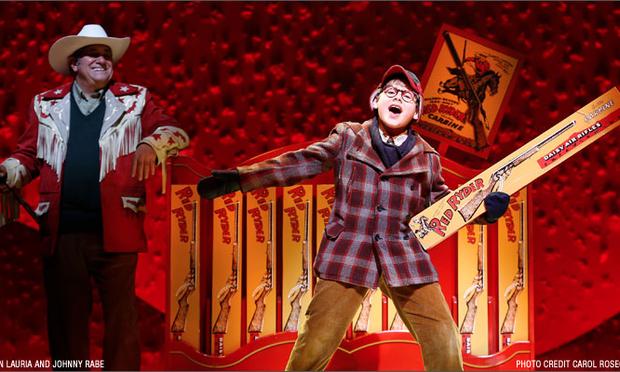 Dan Lauria and Johnny Rabe in 'A Christmas Story, the Musical'