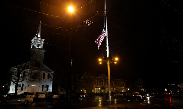 The Newtown, Conn., town hall, near the Sandy Hook Elementary School. The Newtown, Conn., town hall, near the Sandy Hook Elementary School.