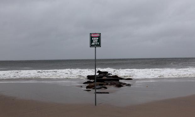 Beaches are closed for Hurricane Sandy Beaches are closed for Hurricane Sandy