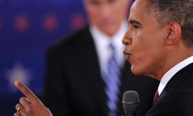 President Obama and Republican presidential candidate Mitt Romney.