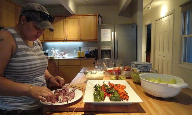 The annual Zagat survey found that more people are cooking at home than eating out.
