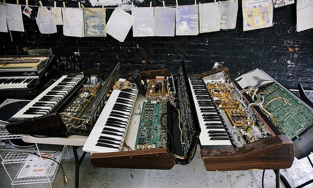 Vintage synthesizers destroyed by Hurricane Sandy Vintage synthesizers destroyed by Hurricane Sandy