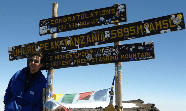 Andrew McCarthy on Mt. Kilimanjaro Andrew McCarthy on Mt. Kilimanjaro
