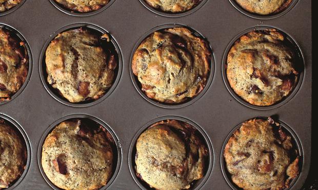 Plum Poppy Seed Muffins, from The Smitten Kitchen Cookbook, by Deb Perelman