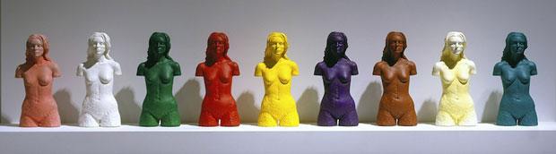 Hannah Wilke, Venus Pareve, 1982-84, painted plaster of Paris