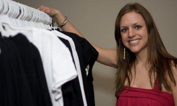 After getting laid-off from her investment bank job, Christine Marchuska decided to dive into a creative career as a fashion designer Studio 360 Episode 1012, Recessionista, Cohan, Flower