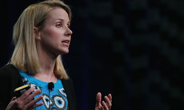 Marissa Mayer speaks during an announcement September 8, 2010 in San Francisco, California.