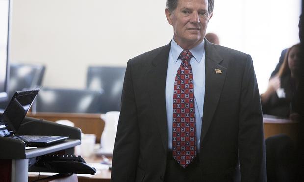 Former U.S. House Majority Leader Tom Delay Former U.S. House Majority Leader Tom Delay stands in the 250th district court Travis county for jury selection in his corruption trial on October 26, 2010 in Austin, Texas. Delay was indicted five ye