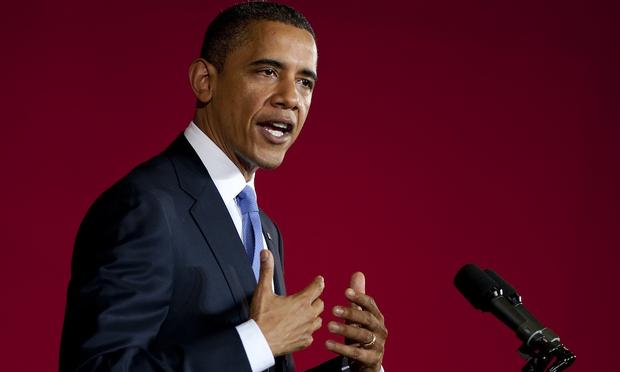 President Barack Obama delivers a speech at the University of Indonesia in Jakarta on November 10, 2010.