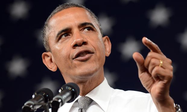 President Barack Obama speaks at the University of Nevada Las Vegas on June 7.