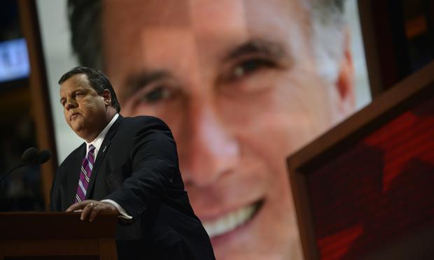 New Jersey Governor Chris Christie addresses the 2012 Republican National Convention