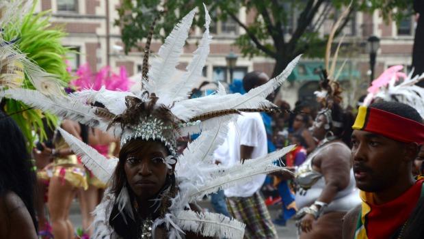 Marchers in the 2011 West Indian-American Day carnival parade. Marchers in the 2011 West Indian-American Day carnival parade.