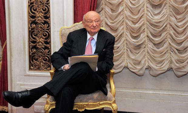 Former New York City Mayor Ed Koch at the celebration of his 85th Birthday in 2009