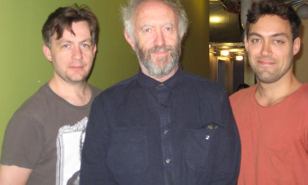 'The Caretaker' co-stars Alan Cox, Jonathan Pryce, and Alex Hassle in the WNYC studios