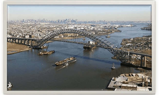 The Bayonne Bridge.