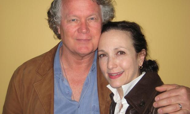 Bebe Neuwirth and her husband, Chris Calkins, at WNYC May 10, 2012