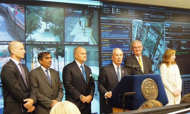 Mayor Michael Bloomberg unveiled software that allows the NYPD to keep track of crime data in real time.