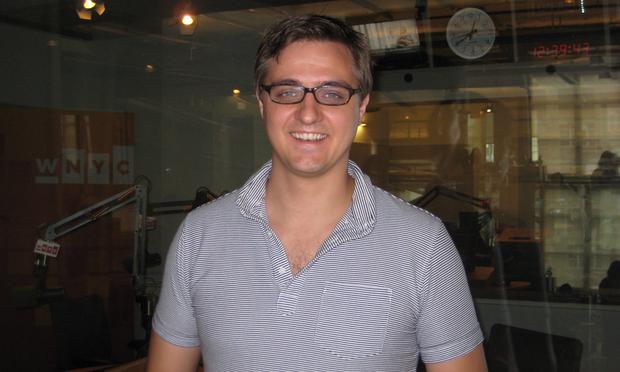 Chris Hayes in the WNYC studios