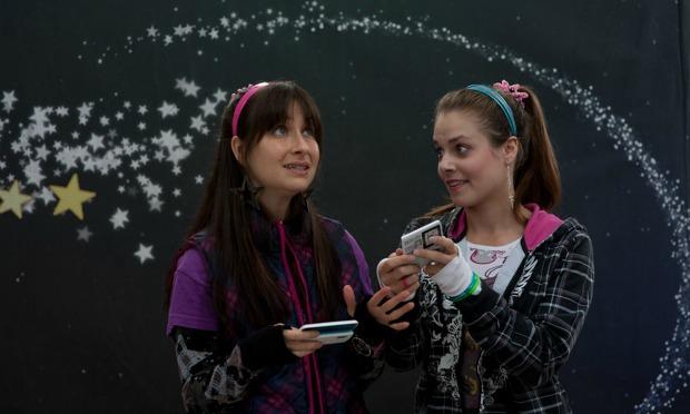 Dana Brooke and Kelly Pekar as texting tweens in 'Happy Worst Day Ever.' Dana Brooke and Kelly Pekar as texting tweens in 'Happy Worst Day Ever.'