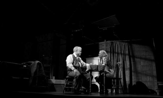 Philip Seymour Hoffman and Linda Emond in Arthur Miller's 'Death of a Salesman,' directed by Mike Nichols
