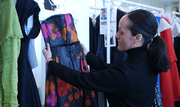 Fashion designer Isabel Toledo in her Manhattan Studio Fashion designer Isabel Toledo in her Manhattan Studio