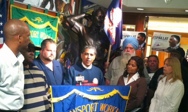 State Senator Adriano Espaillat receives TWU's endorsement for Congress