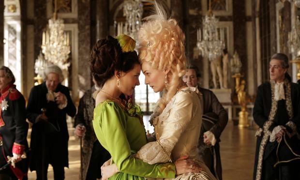 Virginie Ledoyen, left, stars as Gabrielle de Polignac and Diane Kruger, right, stars as Marie Antoinette in Benoit Jacquot’s “Farewell, My Queen,” a Cohen Media Group release