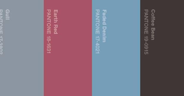 The Pantone Color Scheme for 'Grunge'