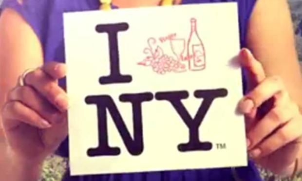 One of the variations on the I Heart NY logo in a new campaign by the Cuomo administration.