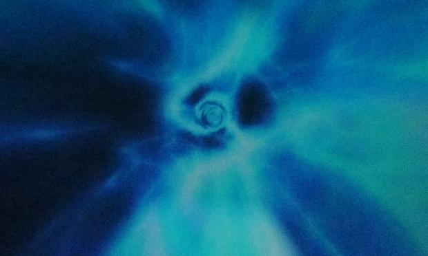 Through the Wormhole: The museum's dome-sized video game was developed by Ivan Safrin and the team at indie game group Babycastles.