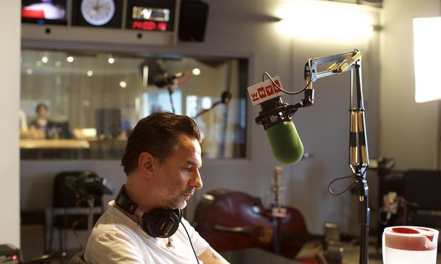 Dave Gahan in the Soundcheck studio Dave Gahan in the Soundcheck studio